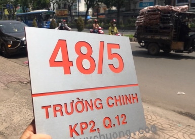 bảng số nhà