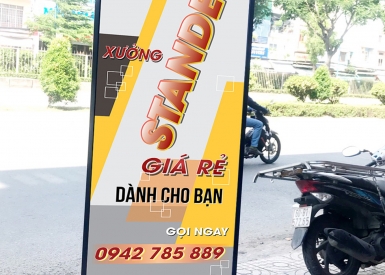  standee sắt giá xưởng 