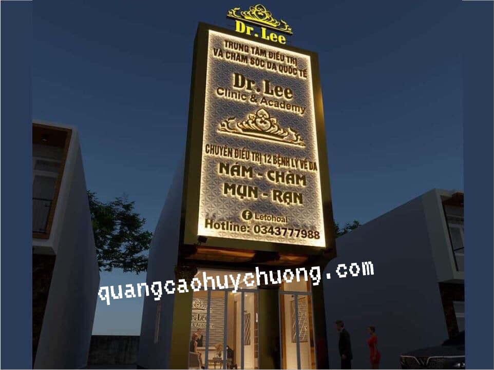 bảng  hiệu chữ nổi nails đẹp